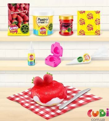 Ігровий набір зі слаймами Slime Mart серії "Shopping Bag" &ndash; полуничний чизкейк (15901A)
