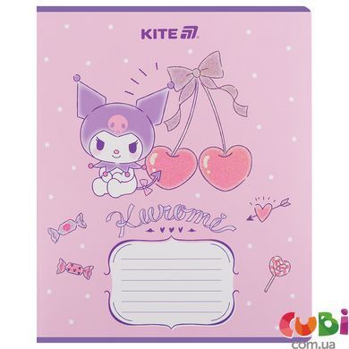 Тетрадь школьная Kite Kuromi HK25-234-2, 12 листов, линия