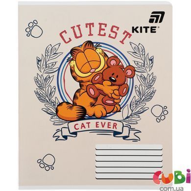 Зошит шкільний Kite Garfield (GF26-236), 18 аркушів, клітинка