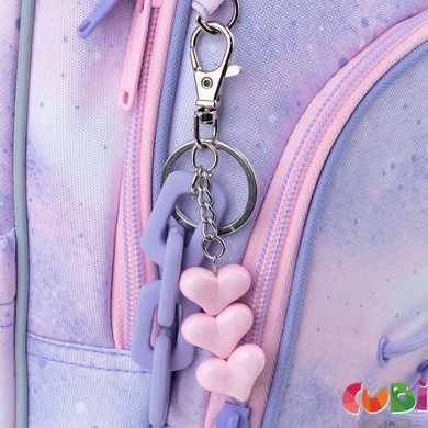 Набір рюкзак + пенал + сумка для взуття Kite 763M Fancy (SET_K26-763M-1), Рожевий