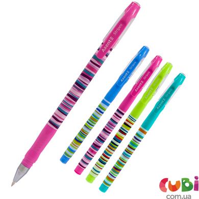 Ручка кулькова Stripes, синя (AB1049-10-A)