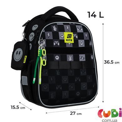 Школьный каркасный рюкзак Kite Education Game On K25-555S-5, комбинированый