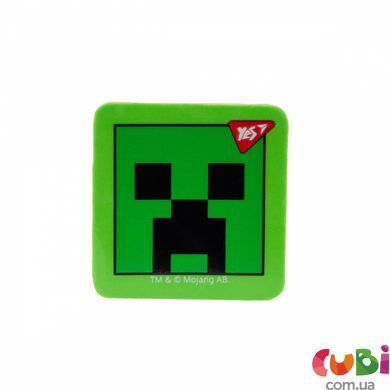 Резинка фигурная Yes "Minecraft" 2 дизайна, микс (560607)