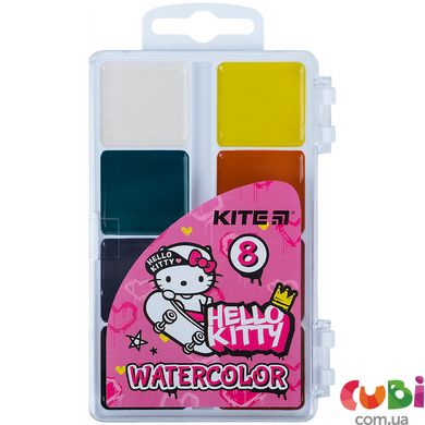 Фарби Фарби акварель ні Kite Hello Kitty HK21-065, 8 кольорів