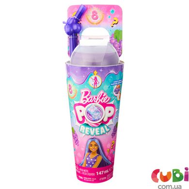Кукла Barbie Pop Reveal серии Сочные фрукты – виноградная содовая, HNW44