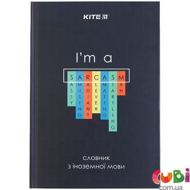 Словарь для записи иностранных слов Kite Sarcasm K21-407-4, 60 листов