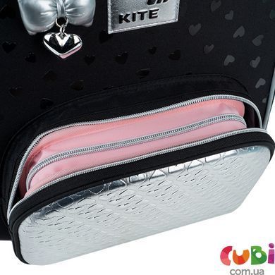 Рюкзак Kite Education каркасний 556 Black&Silver (K26-556M-2), Чорний