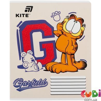 Зошит шкільний Kite Garfield (GF26-236), 18 аркушів, клітинка