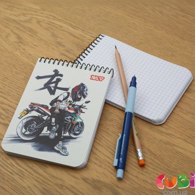 Тетрадь для записей Yes А6/80 ед. спираль "Moto" (152300)