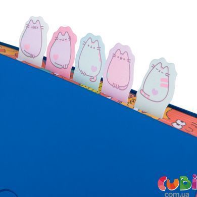 Индексы бумажные YES Pusheen, 50x15мм, 100 шт (5x20)