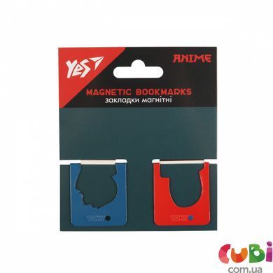 Закладки магнітні YES "Anime", висікання, 2 шт (708400)