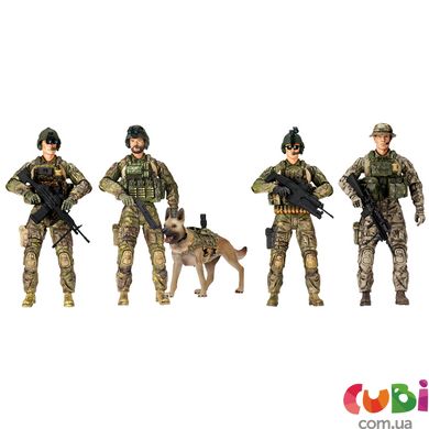 Ігровий набір фігурок солдатів ELITE FORCE — РЕЙНЖЕРИ (5 фігурок, аксес.)