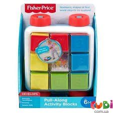 Игрушка-каталка Яркие кубики Fisher-Price (GJW10)