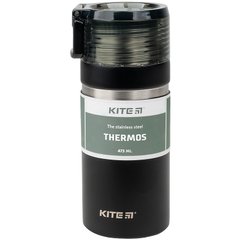 Термос Kite K21-320-03, 473 мл, черный, Чорний