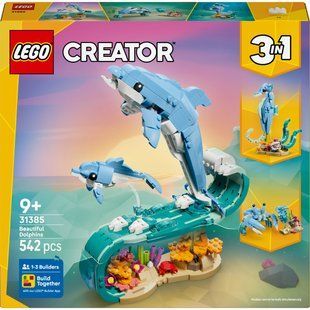 Конструткор Lego Creator Морские животные: красивые дельфины (31385)