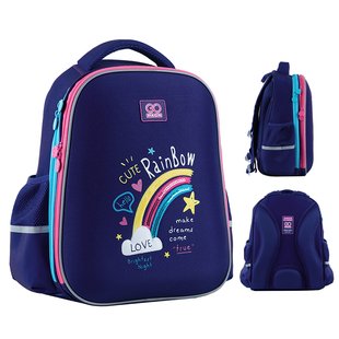 Рюкзак GoPack Education напівкаркасний 165M-1 Cute Rainbow