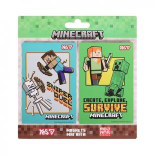 Магниты Yes "Minecraft", 6х9 см, 2 шт 3 (708554)
