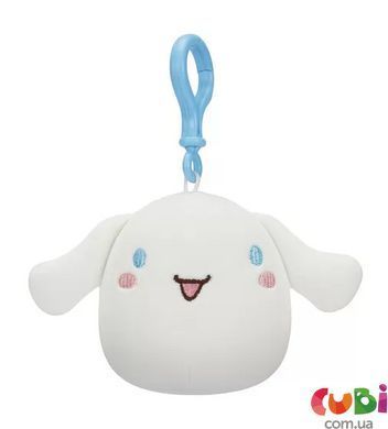 Мягкая игрушка на клипсе SQUISHMALLOWS серии "Хеллоу Китти" - Синнаморелл (9 см)