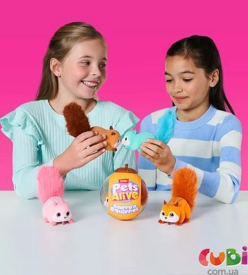 Інтерактивна іграшка Pets Alive S1 &ndash; Білочка (помаранчевий) (9565A), комбінований
