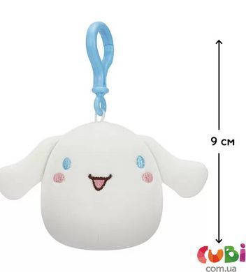Мягкая игрушка на клипсе SQUISHMALLOWS серии "Хеллоу Китти" - Синнаморелл (9 см)