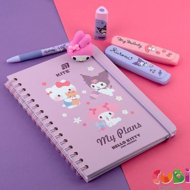 Щоденник на спіралі Kite Hello Kitty (HK26-438), тверда обкладинка