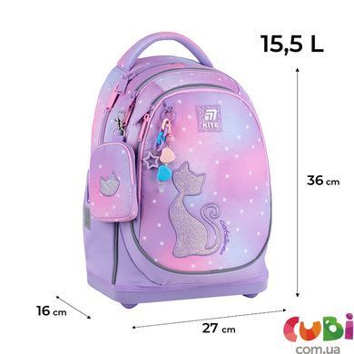 Рюкзак шкільний Kite Education Catsline K25-724S-2, комбінований