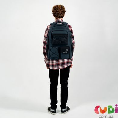 Рюкзак Kite Education teens 1018XL-2 (K26-1018XL-2), Темно-сірий