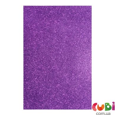 Фоамиран Santi Фиолетовый с глиттером (742684), Сиреневый
