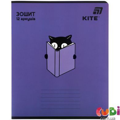 Зошит шкільний Kite One color (K26-234), 12 аркушів, лінія