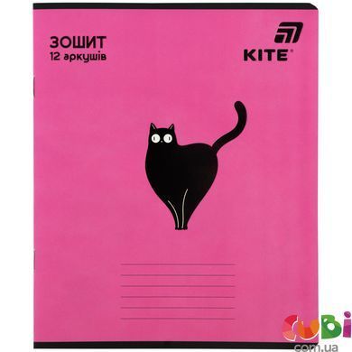 Зошит шкільний Kite One color (K26-234), 12 аркушів, лінія