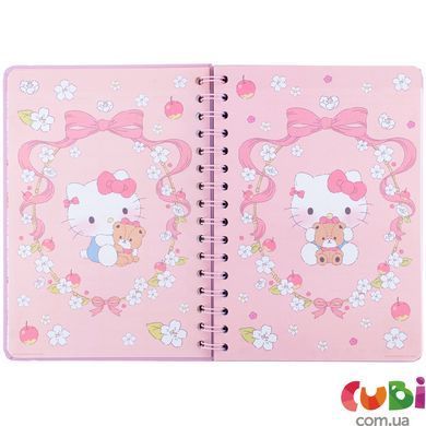 Щоденник на спіралі Kite Hello Kitty (HK26-438), тверда обкладинка