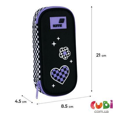Набір рюкзак + пенал +сумка для взуття Kite 771 Flower Power (SET_K26-771S-2), Чорний