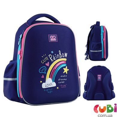 Рюкзак GoPack Education полукаркасный 165M-1 Cute Rainbow