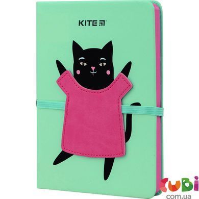 Блокнот Kite Green cat K22-464-2, В6, 96 аркушів, клітинка