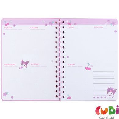 Щоденник на спіралі Kite Hello Kitty (HK26-438), тверда обкладинка