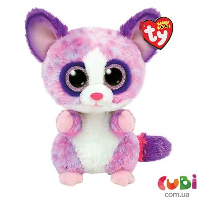 Дитяча іграшка м’яконабивна TY Beanie Boos 36395 Рожевий лемур BECCA 15 см