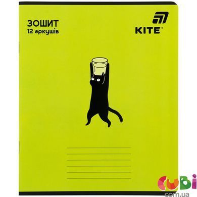 Зошит шкільний Kite One color (K26-234), 12 аркушів, лінія