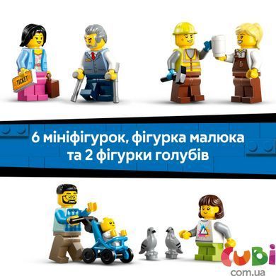 Конструктор Lego City Центральний залізничний вокзал, 60469, комбінований