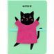 Блокнот Kite Green cat K22-464-2, В6, 96 аркушів, клітинка