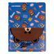 Папка з 20 файлами А4 YES Line Friends. Brown з кишенею