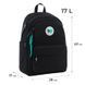Рюкзак GoPack Education Teens 141L чорний, Чорний