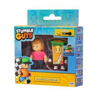 Набор коллекционных фигурок STUMBLE GUYS - МИСС СТАМБЛ И КИЛЛЕР (2 фигурки, 6 cm), комбинированый