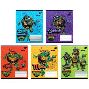 Тетрадь школьная Kite Ninjia Turtles (NT26-234), 12 листов, линия
