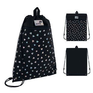 Сумка для взуття Kite 601M Black&Silver (K26-601M-14), Чорний