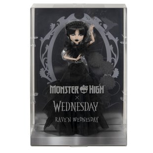 Коллекционная кукла Венздей Танцы Rave N, Monster High X Wednesday, HXJ03