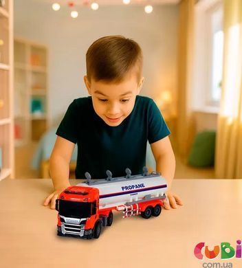 Автомодель серії "Large Truck" &ndash; АВТОЦИСТЕРНА SCANIA (світло, звук) (6418KS), комбинований