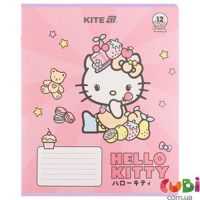 Зошит шкільний Kite Hello Kitty HK25-234-1, 12 аркушів, лінія
