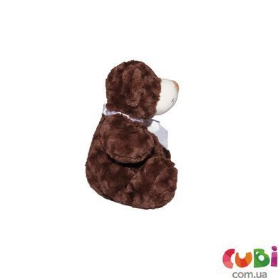 M'як. ігр. - ВЕДМІДЬ (коричневий, з бантом, 25 cm)
