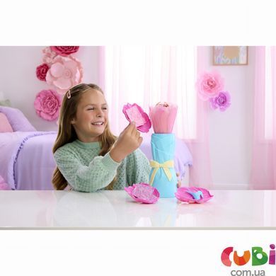 Набор сюрприз с куклой Barbie Petal Pop Розовый тюльпан (JMF57)
