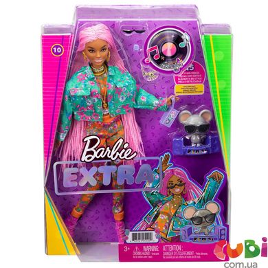 Кукла Barbie Экстра с розовыми дредами (GXF09)